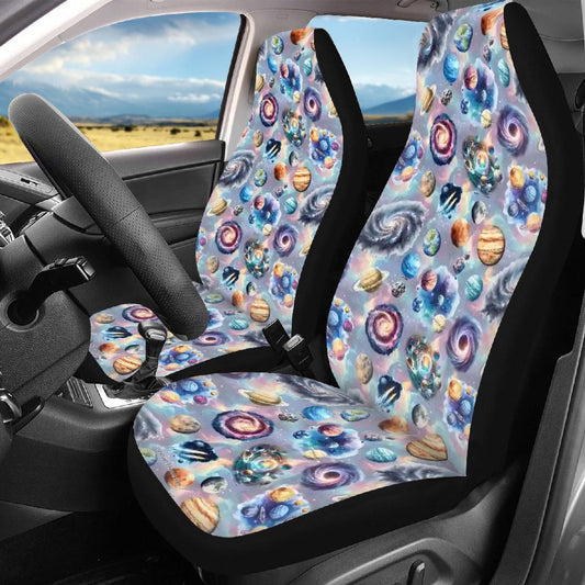 20 Misc Designs, Car seat covers, Full Set of 3, zombies, smurfs, dragons + more