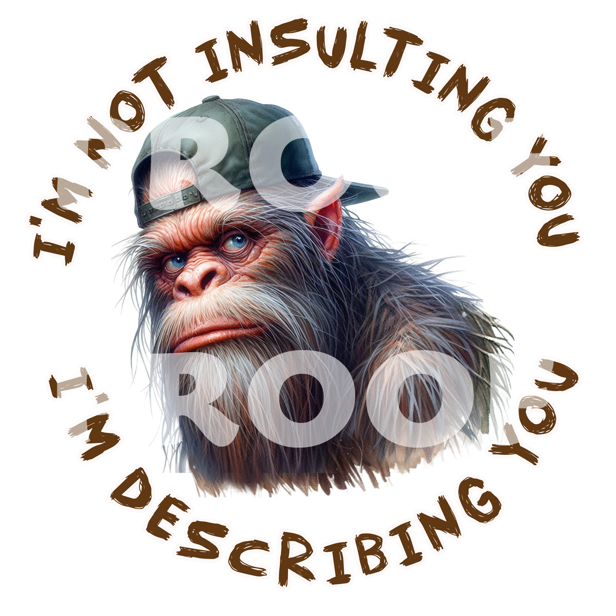 Sarcastic Sasquatch "I'm Not Insulting You", Herb Grinder