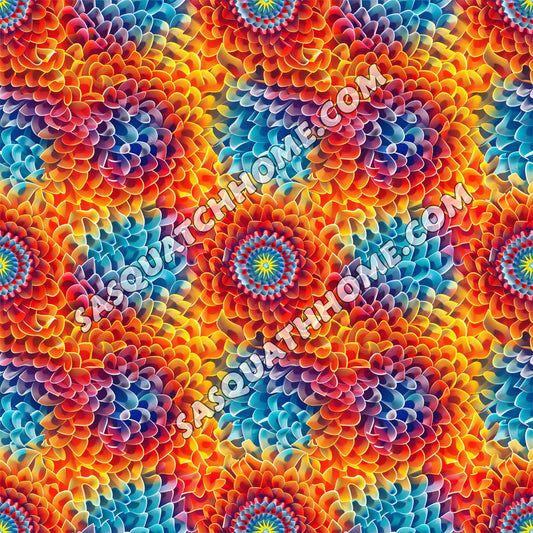 Psychedelic 1 Quilt Cotton Fabric