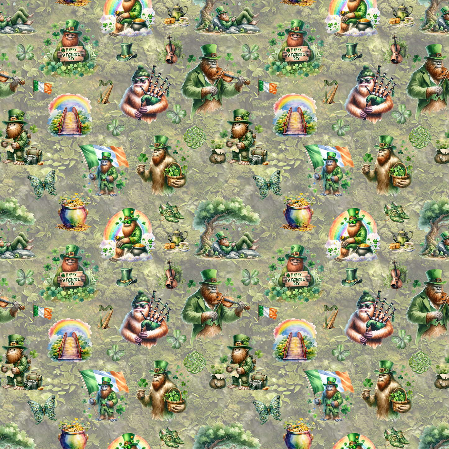 Sasquatch Cotton Fabric 3