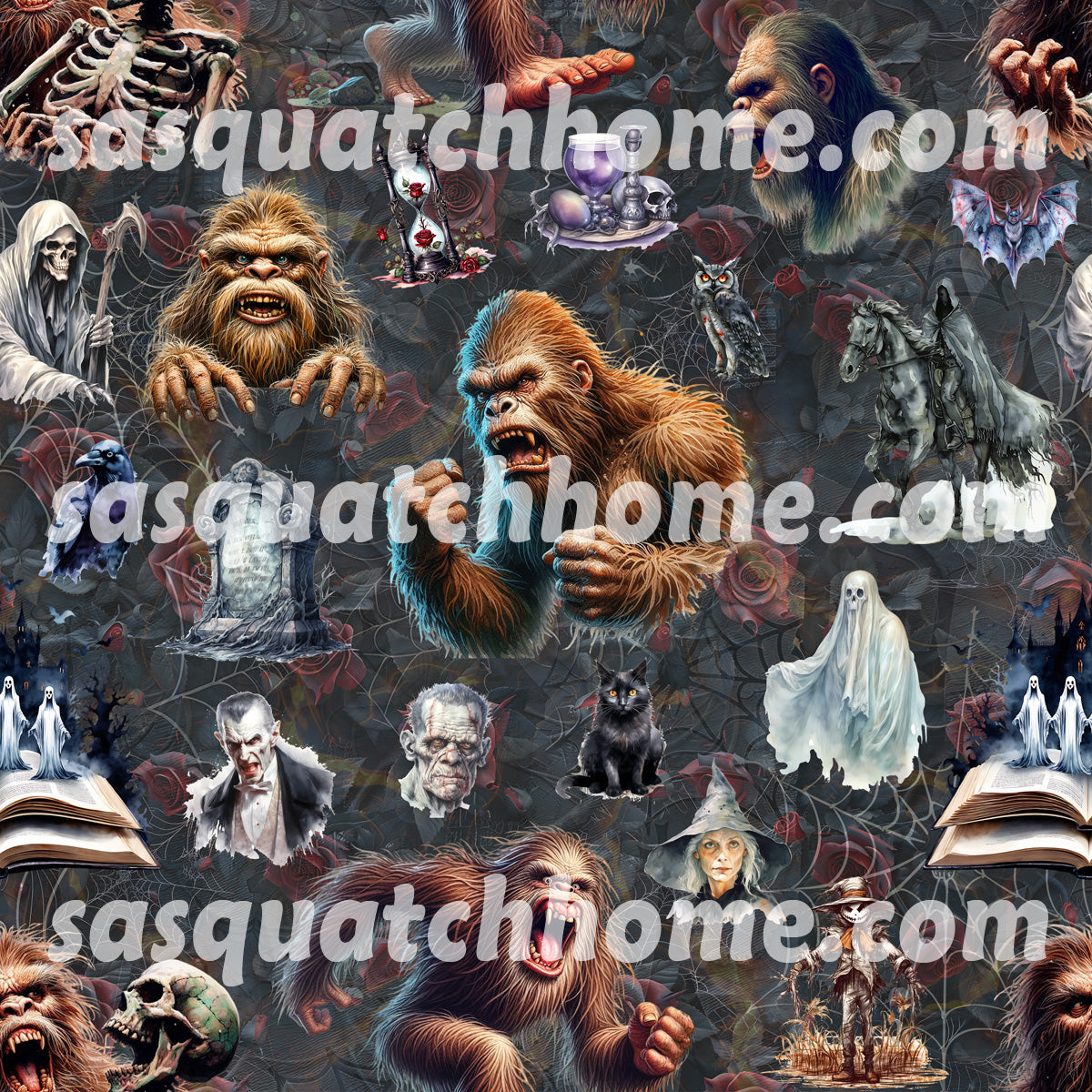 Bigfoot / Sasquatch Themed Pet Toy & Treat Pouch