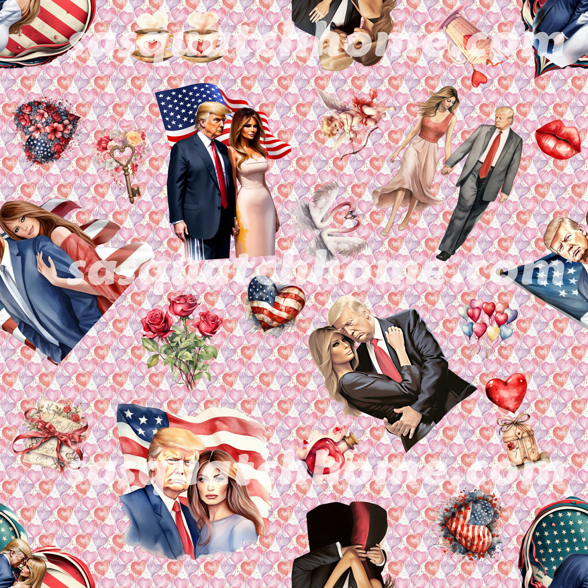 Guitar Picks 12Pcs, Donald Trump (20) Designs, 3 thicknesses