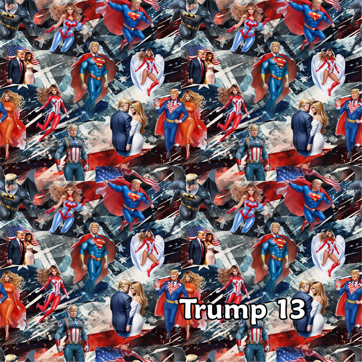 Donald Trump Cotton Fabric 3