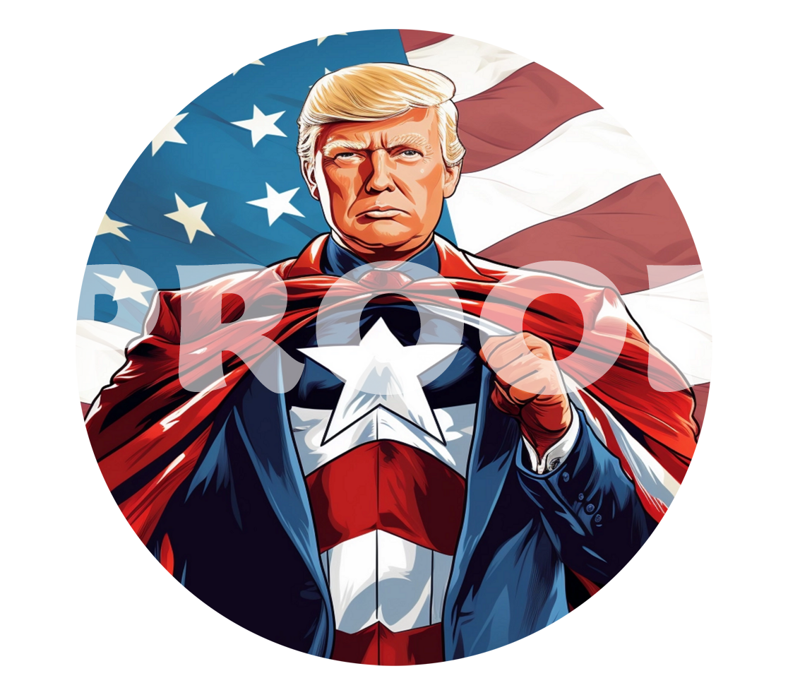 Donald Trump Cpt. America Herb Grinder