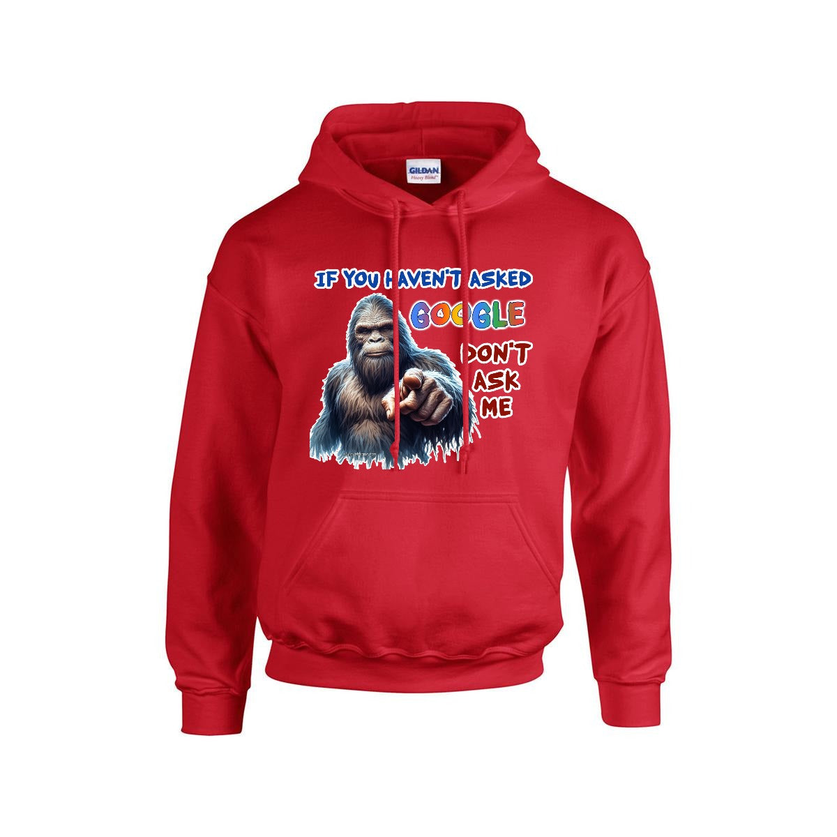 Sasquatch, Bigfoot Design, Gildan 18500 Poly-Cotton Hoodie