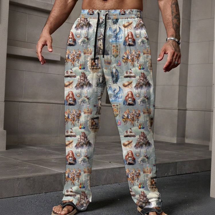 Men's Loose Pants w/ Pocket