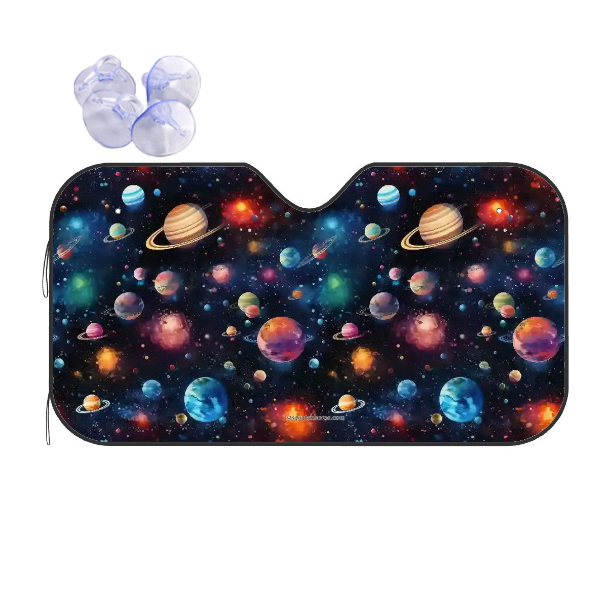 12 Galaxy Outer Space Designs, Auto Car Windshield Sun Shade