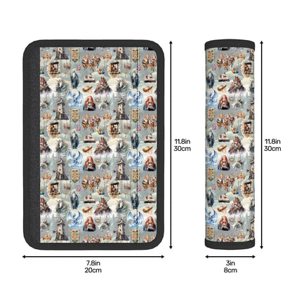 20 Misc Designs, Seat Belt Cover Pad For Adults 2 Pcs