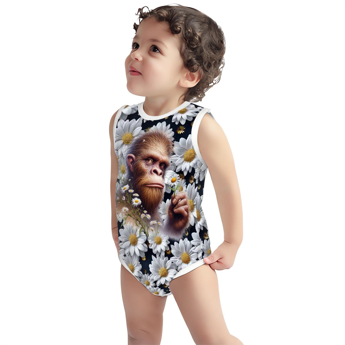 Bigfoot Sasquatch Baby & Toddler, Sleeveless Onesie – Body Suit