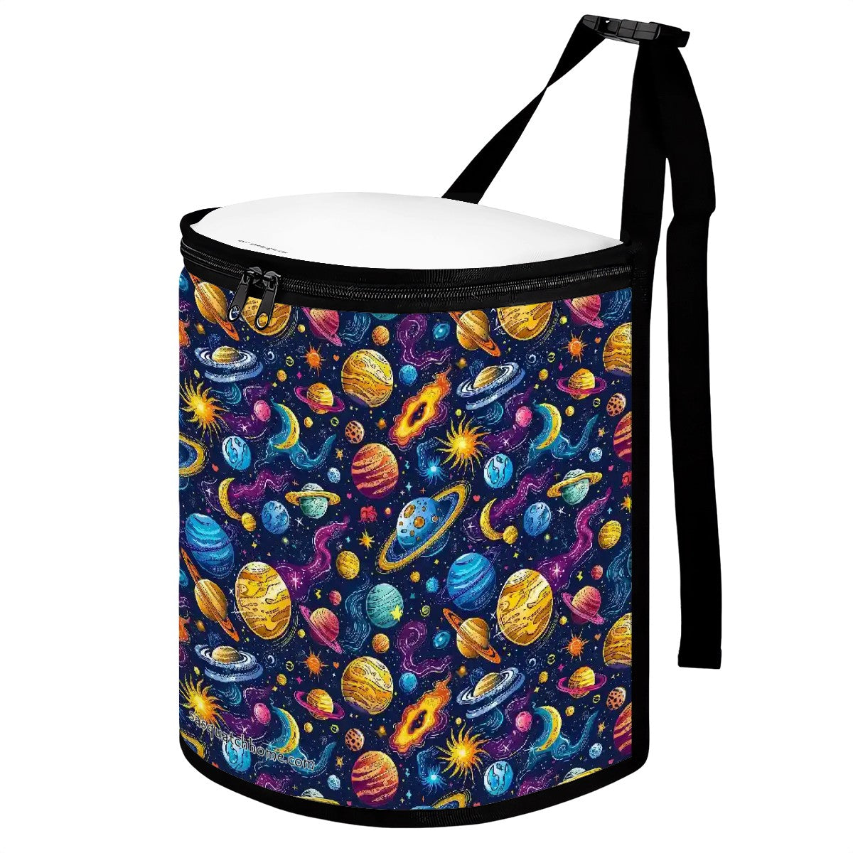 12 Galaxy / Outer Space Designs, Bucket-Shaped Car Trash Bag