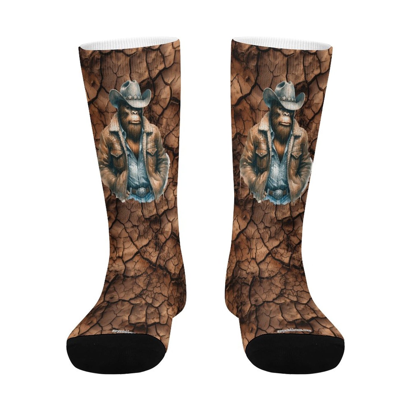 Cowboy Bigfoot Sasquatch Children’s Polyester Socks