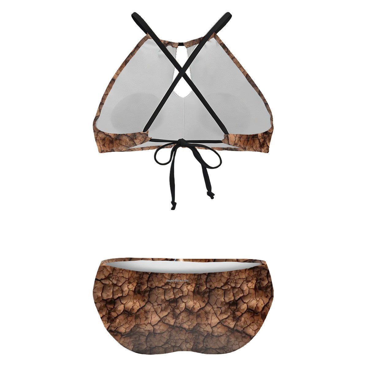 Cowboy Bigfoot, Sasquatch, Plus Size High-Waisted Bikini Customized Services