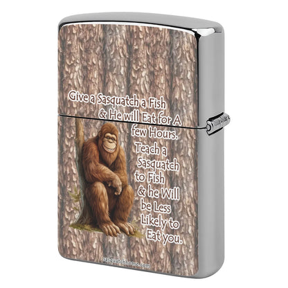 Hungry Sasquatch Bigfoot 2024 Metal Lighter Case