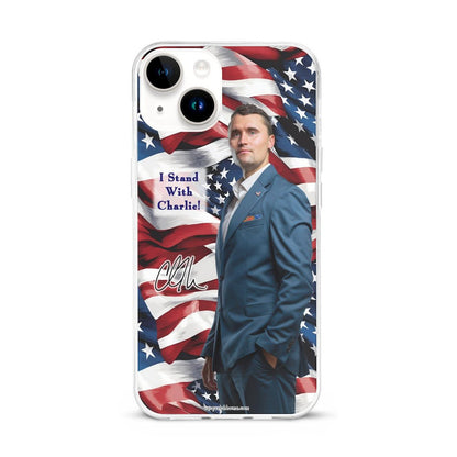 Charlie Kirk Memorial, TPU Apple iPhone 15 Series Case