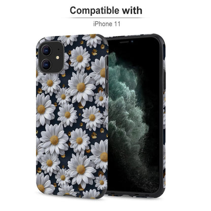 10 Beautiful Flower Designs, Microfiber iPhone 11 Cases