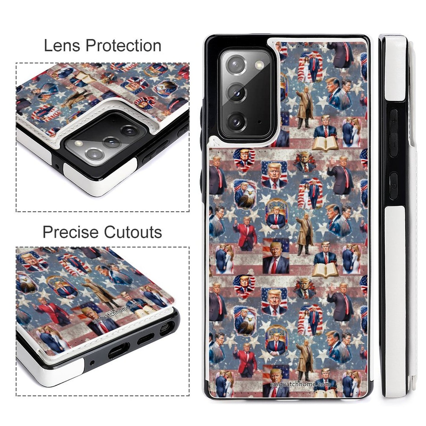 Samsung Note20 Flip Phone Cases - Donald Trump 20 Designs