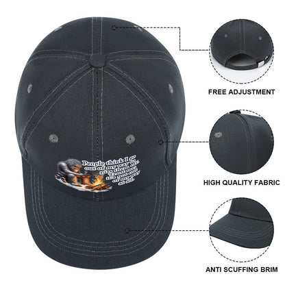 Sasquatch, Bigfoot, "Some people think..", Baseball Cap – 8 Colors