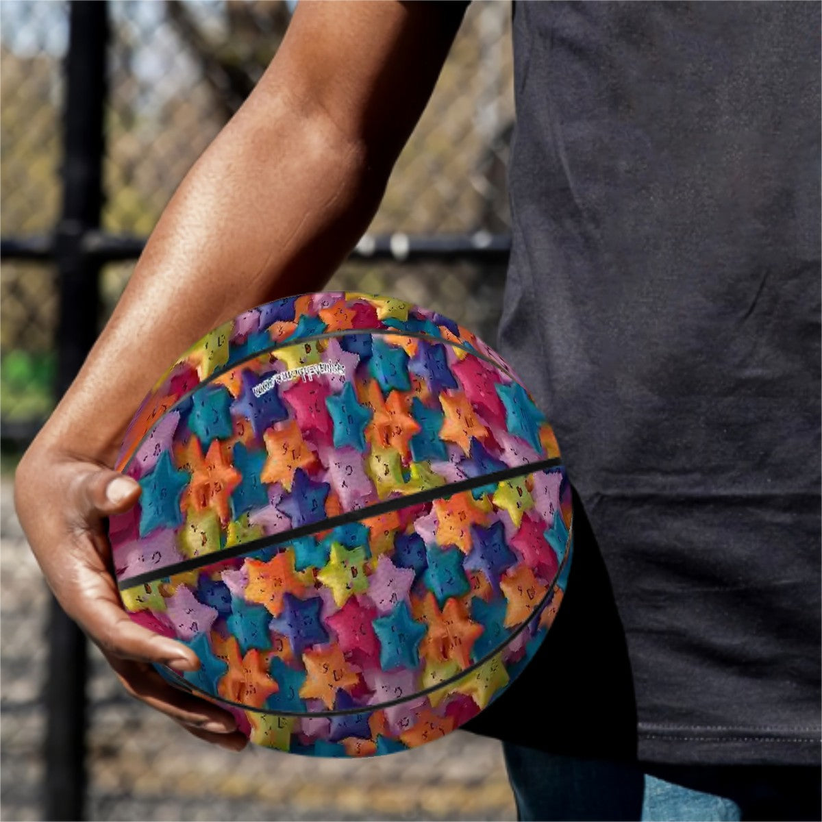 Smiling Stars, Leather Basketball