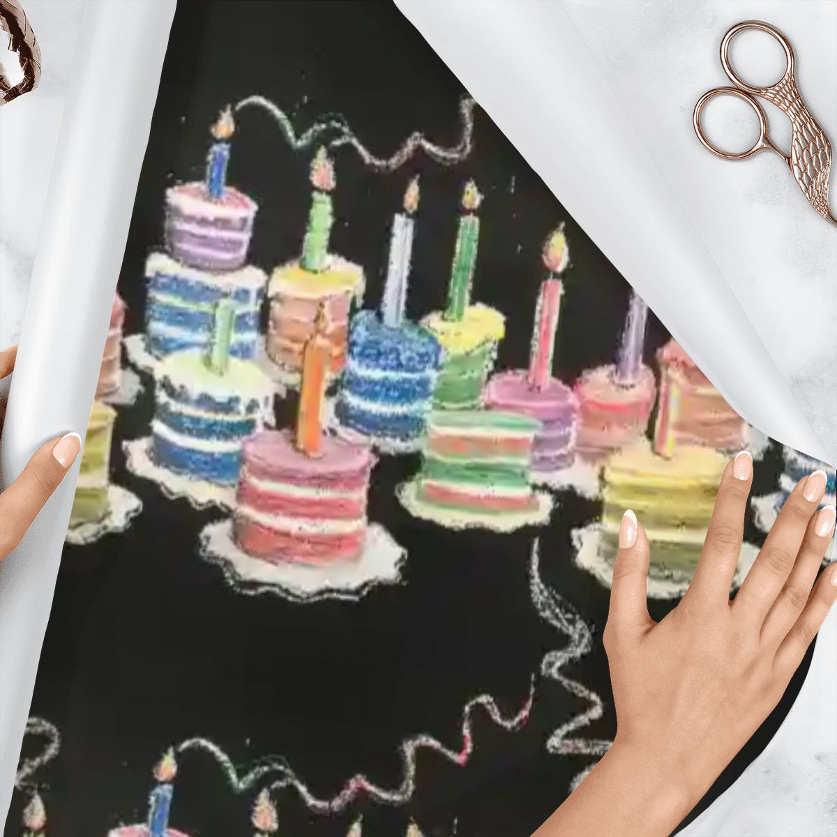 Child Drawing, 3 Pack Gift Wrapping Paper Sheets