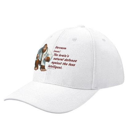 “Sarcastic Sasquatch” Series Polyester Baseball Caps – “Sarcasm…”