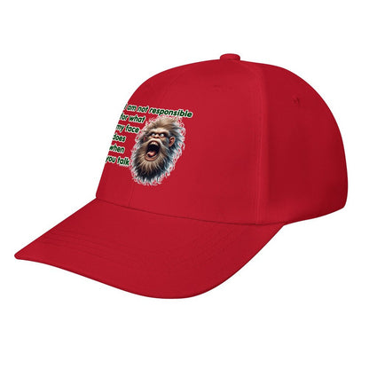 Bigfoot, Sasquatch “I am not responsible..", Baseball Cap – 8 Colors