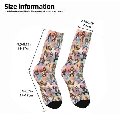 21 Bigfoot Sasquatch Designs, Children’s Polyester Socks