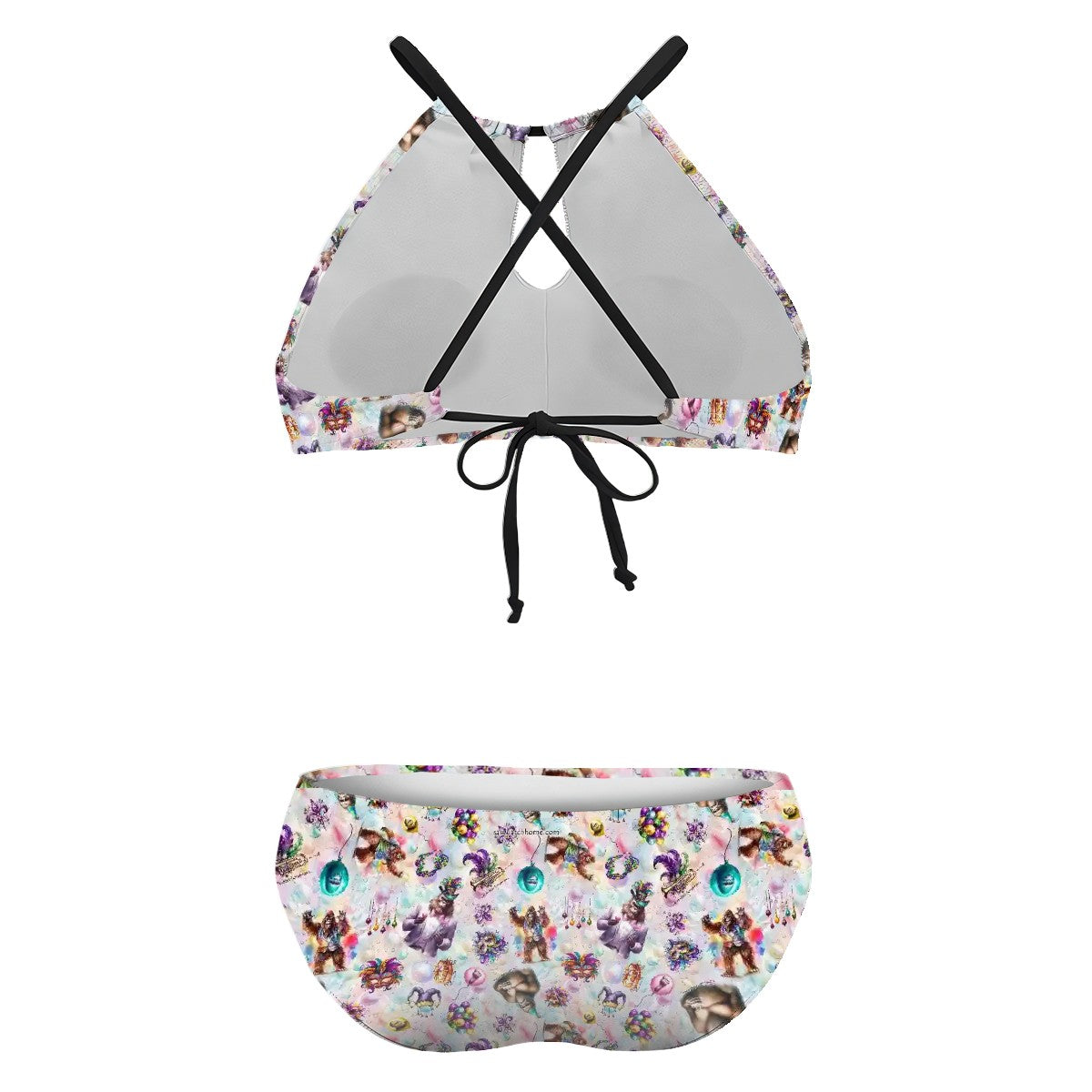 20 Bigfoot / Sasquatch Designs, Plus Size High-Waisted Bikini Customized Services