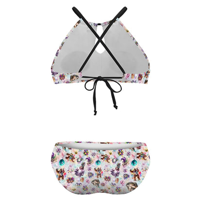 20 Bigfoot / Sasquatch Designs, Plus Size High-Waisted Bikini Customized Services