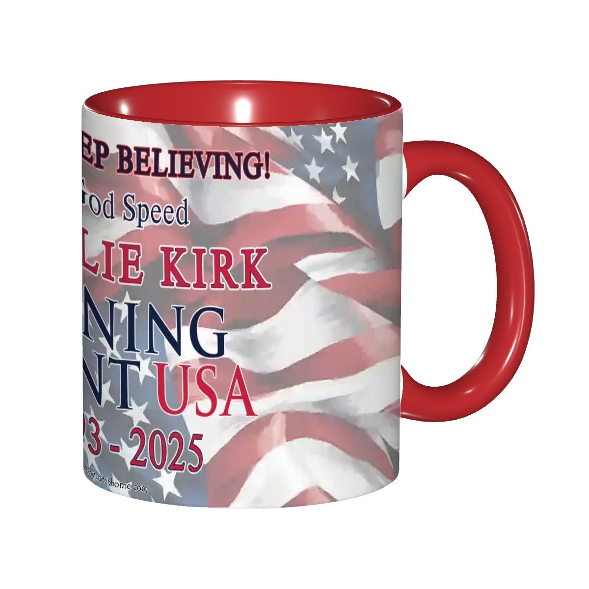 Charlie Kirk Memorial, Standard Colorful Coffee Mug (11oz) (Made in USA)