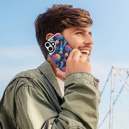 12 Galaxy Outer Space Designs, iPhone 16 Faux Leather Wallet Case