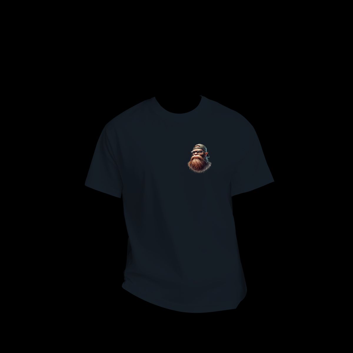 Sarcastic Sasquatch Short Sleeve 100% Cotton T-shirt- Double Sided