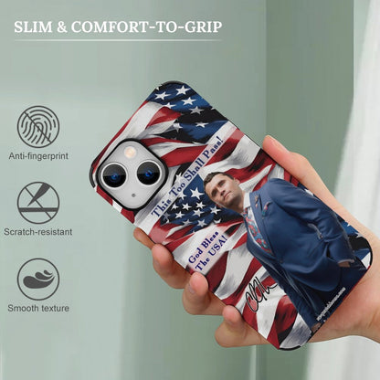 Charlie Kirk Memorial, Microfiber iPhone 13 Cases
