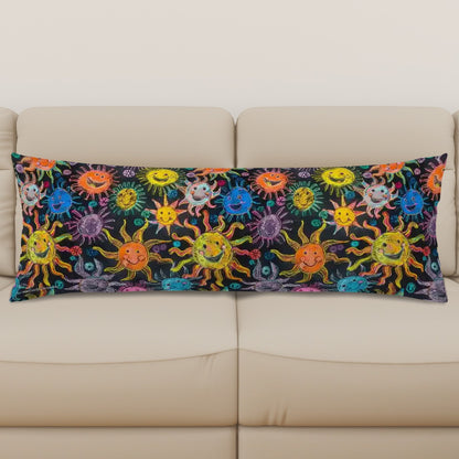 Child Crayon Sunshine, Long Body Pillow Case
