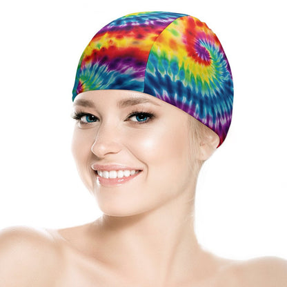 19 Tie Dye Designs, Adult Swimming Cap