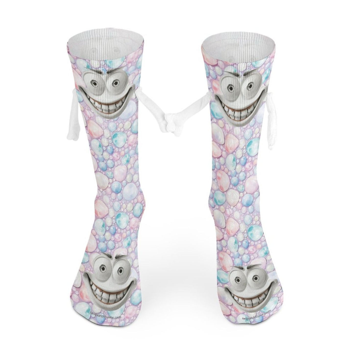 Sinister Faces, Magnetic Holding Hands Funny Socks – PERSONALIZE FREE
