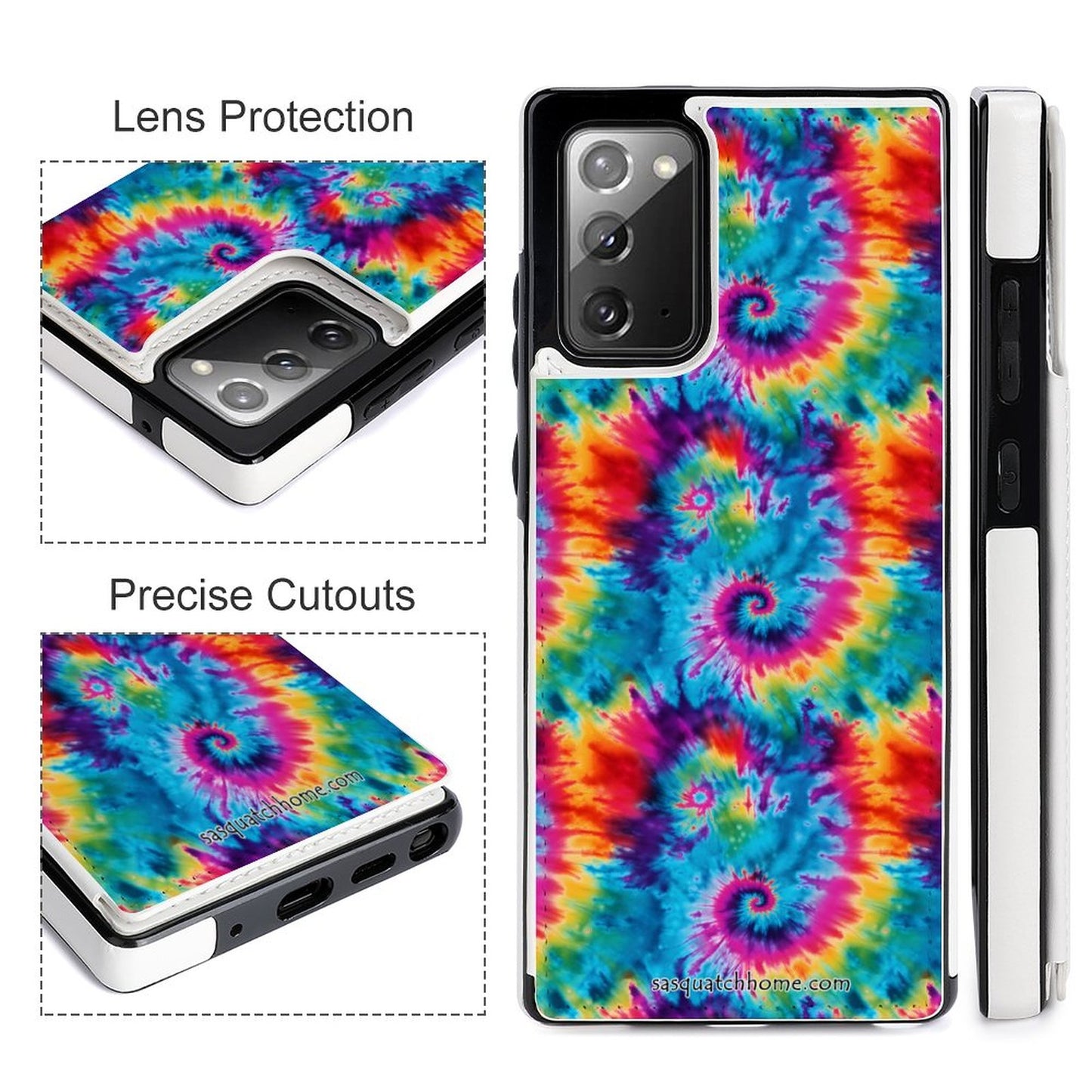 Samsung Note20 Flip Phone Cases - Tie Dye 19 Designs