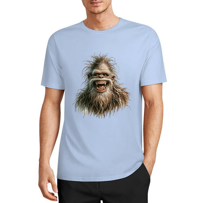 Bigfoot - Sasquatch Silly Short Sleeve Cotton T-Shirt