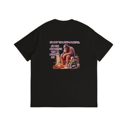 Sarcastic Sasquatch Short Sleeve 100% Cotton T-shirt- Double Sided