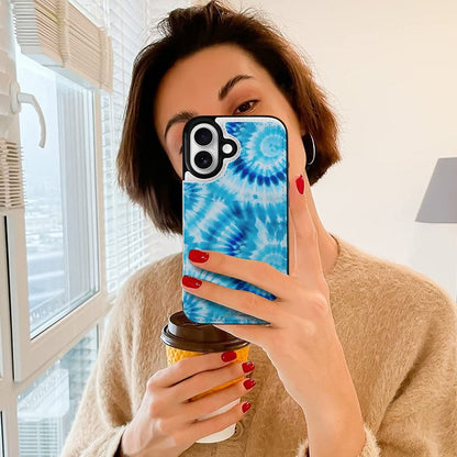 19 Tie Dye Designs, iPhone 16 Faux Leather Wallet Case