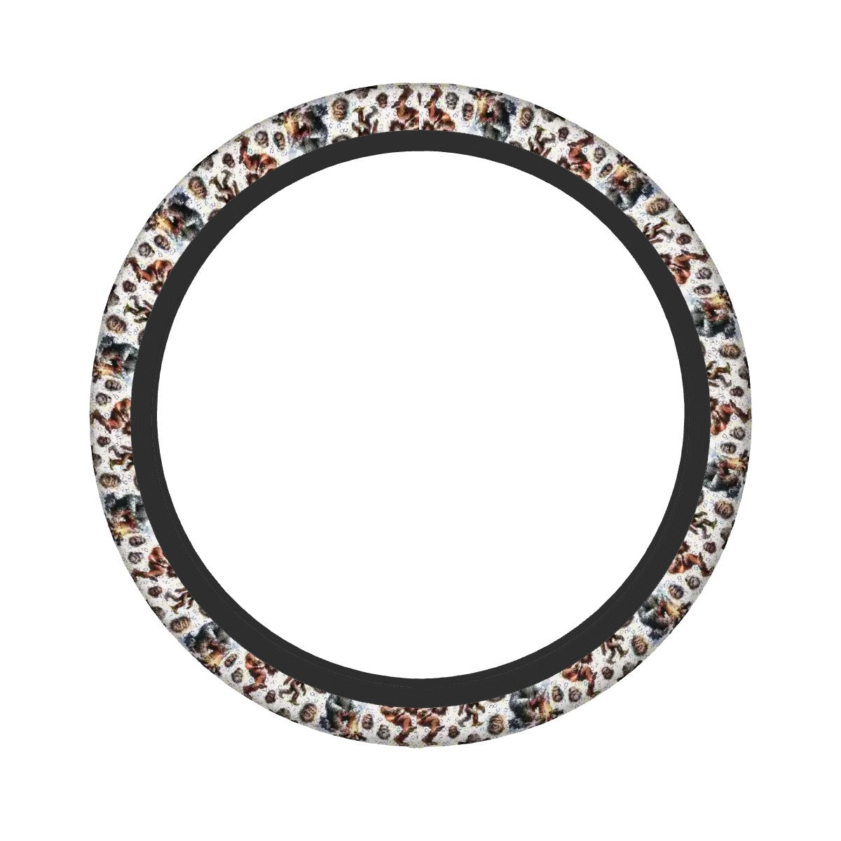 20 Sasquatch Bigfoot Designs, Rugged Auto Steering Wheel Cover - 15"