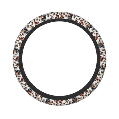 20 Sasquatch Bigfoot Designs, Rugged Auto Steering Wheel Cover - 15"