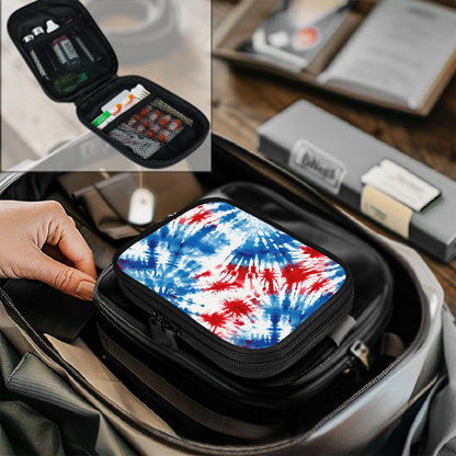 Tie-Dye Themed Travel Medicine Kit, First Aid Kit