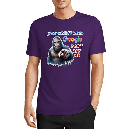DTF 160gsm Cotton Men's Short Sleeve T-shirt (Front Printing)