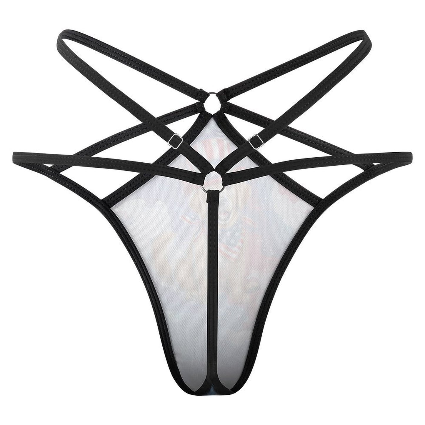 Patriot Puppy Dog, Sexy G String Thong for Women
