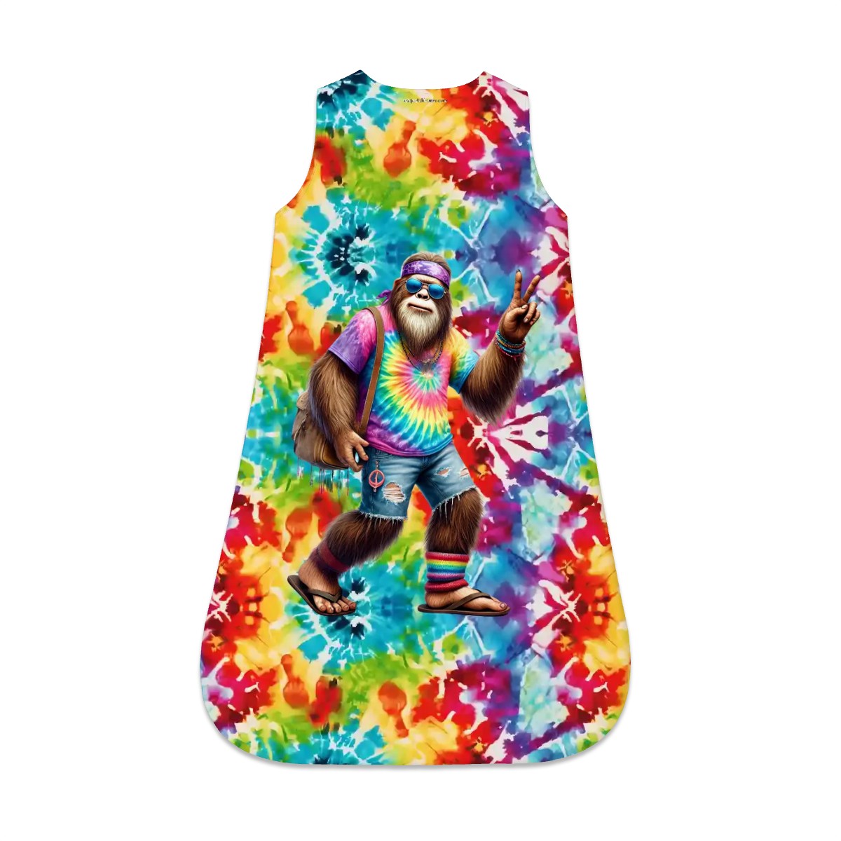 Hippie Bigfoot / Sasquatch Yoga, Sleeveless Baby Sleep Sack