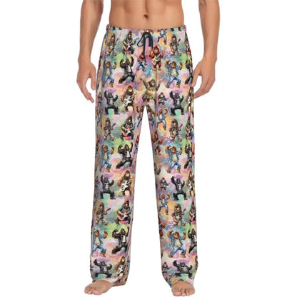 10 Bigfoot / Sasquatch, Men’s Polyester, Drawstring, Pajama Pants