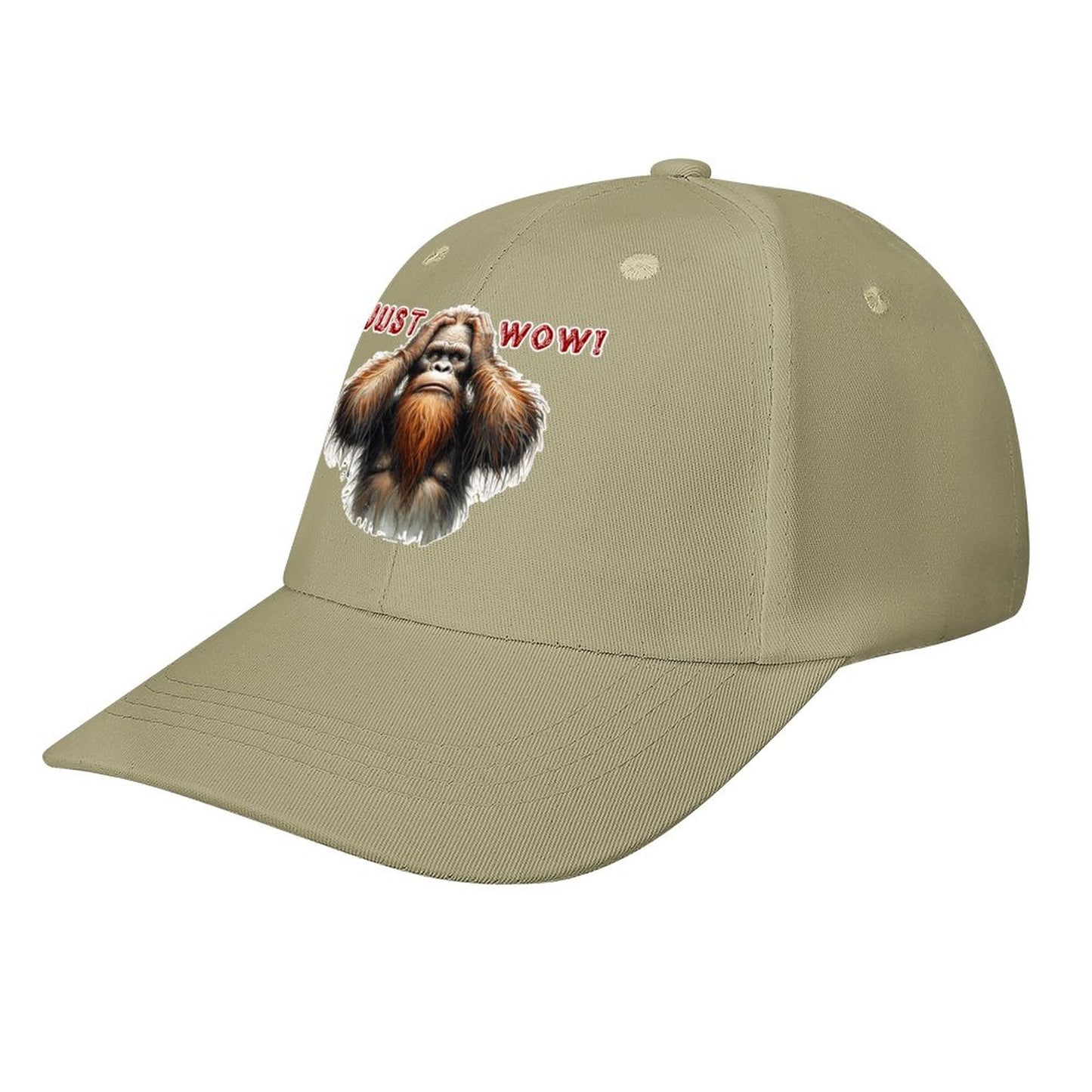 Bigfoot / Sasquatch “Just wow", Baseball Cap – 8 Colors