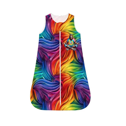 Sasquatch Rainbow Yoga, Sleeveless Baby Sleep Sack