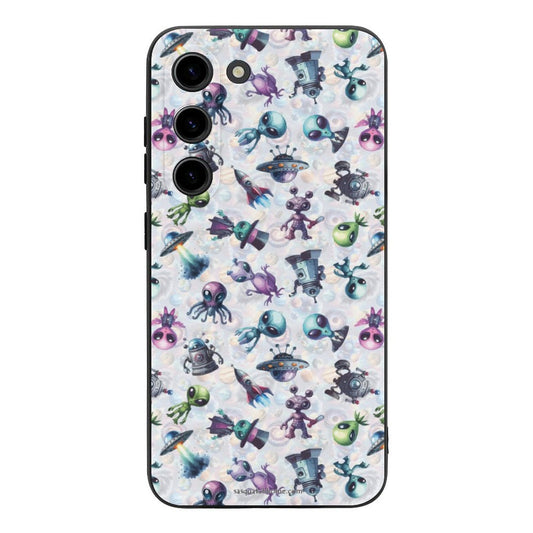 6 Alien Designs, Samsung S23 Series TPU Cell Phone Case