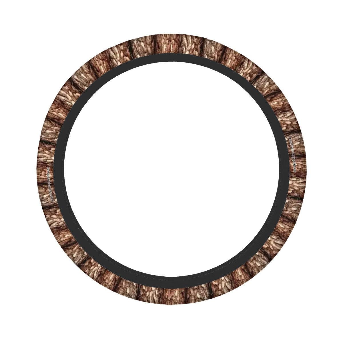 Tree Bark, Rugged Auto Steering Wheel Cover - 15"